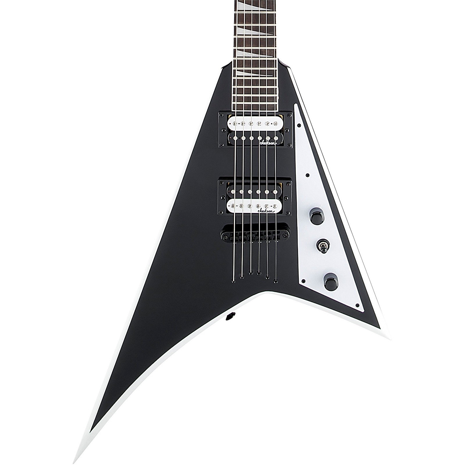 Jackson JS Series Rhoads JS32T Electric Guitar Black and White Musician's Friend