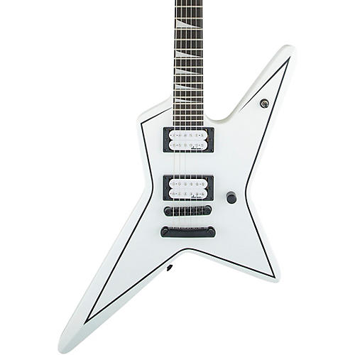 Jackson JS Series Signature Gus G. Star JS32 Electric Guitar Condition 1 - Mint Satin White with Black Pinstripes