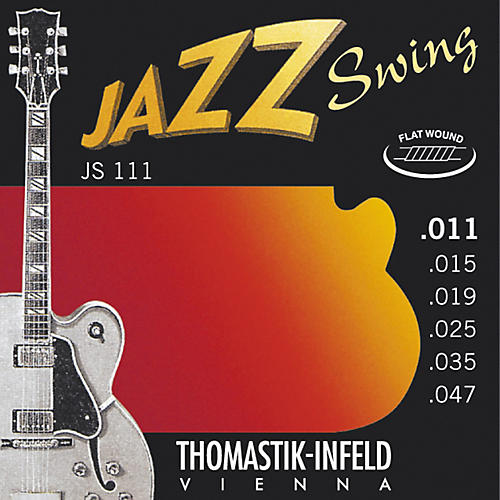 JS111 Light Flatwound Jazz Swing Electric Guitar Strings