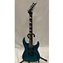 Used Jackson JS32 Dinky Solid Body Electric Guitar Trans Blue