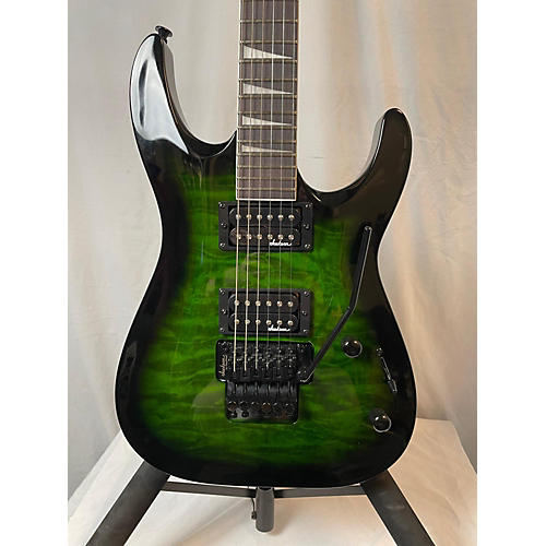 Jackson JS32Q DKA Solid Body Electric Guitar Trans Green