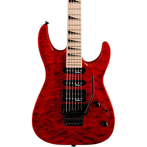 Jackson JS34Q Dinky DKAM Electric Guitar Transparent Red