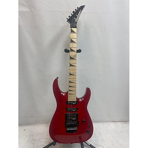 Jackson JS34Q Dinky Solid Body Electric Guitar Trans Red