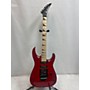 Used Jackson JS34Q Dinky Solid Body Electric Guitar Trans Red