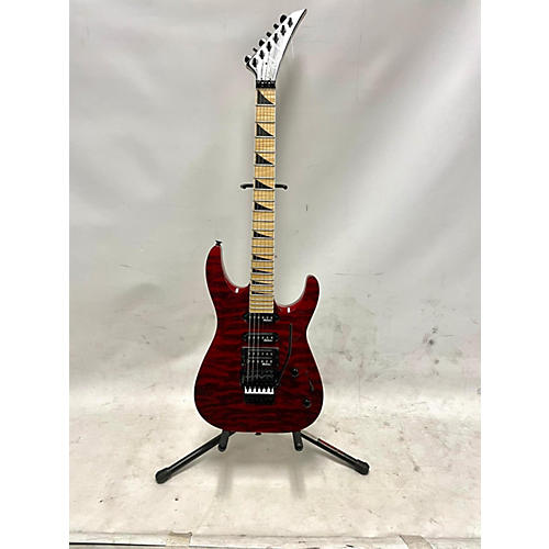 Jackson JS34Q Dinky Solid Body Electric Guitar Trans Red