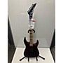 Used Jackson JS34Q Dinky Solid Body Electric Guitar Trans Red