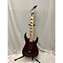 Used Jackson JS34Q Dinky Solid Body Electric Guitar Trans Red