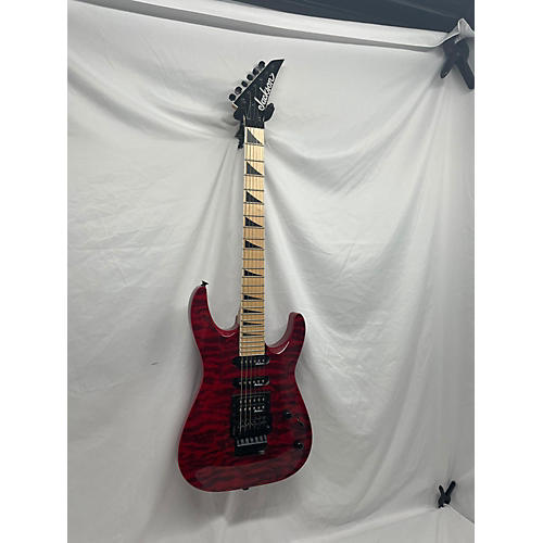 Jackson JS34Q Dinky Solid Body Electric Guitar Trans Red