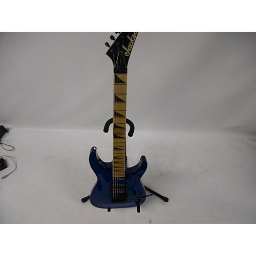 Jackson JS34Q Dinky Solid Body Electric Guitar QUILTED BLUE