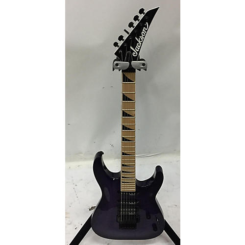 Jackson JS34Q Dinky Solid Body Electric Guitar Trans Purple