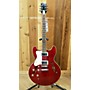 Used Jay Turser JT134L Hollow Body Electric Guitar Candy Apple Red