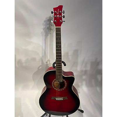 Jay Turser JTA424QCET Acoustic Electric Guitar