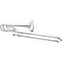 Jupiter JTB1150F Performance Series F-Attachment Trombone Silver plated Yellow Brass Bell