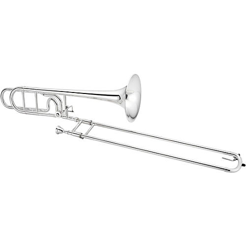 Jupiter JTB1150FO Performance Series F-Attachment Trombone Silver plated Yellow Brass Bell