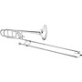 Jupiter JTB1150FOQ Performance Series F-Attachment Trombone Silver plated Yellow Brass Bell