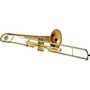 Jupiter JTB700V Series Bb Valve Trombone Lacquer Rose Brass Bell