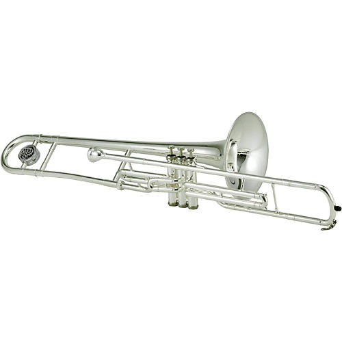 Jupiter JTB720V Standard Series C Valve Trombone Silver Yellow Brass Bell