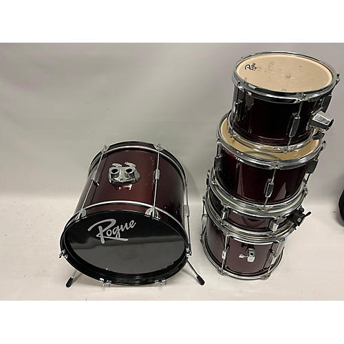 Rogue JUNIOR KICKER Drum Kit RED SPARKLE