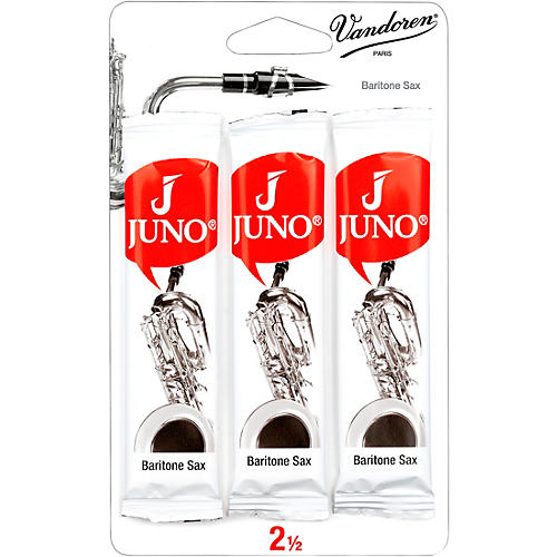 Vandoren JUNO Baritone Saxophone 3 Reed Card 2.5