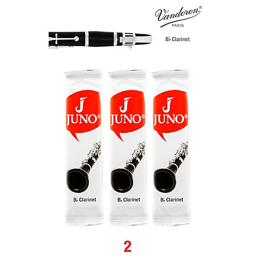 Vandoren JUNO Bb Clarinet, 3 Reed Card 2