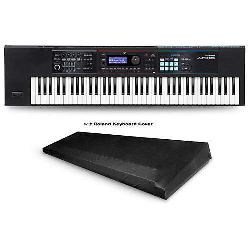 Roland JUNO-DS76 Synthesizer with Medium Dust Cover