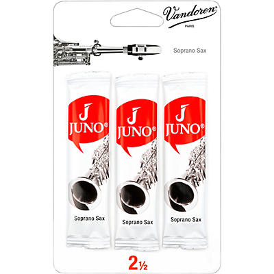 Vandoren JUNO Soprano Saxophone 3-Reed Card