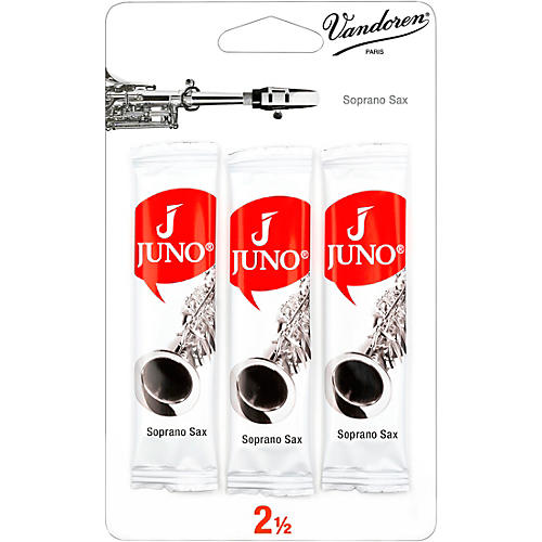 Vandoren JUNO Soprano Saxophone 3-Reed Card 2.5