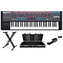 Roland JUNO-X With Proline Sustain Pedal and X-Stand Plus Road Runner Flight Case