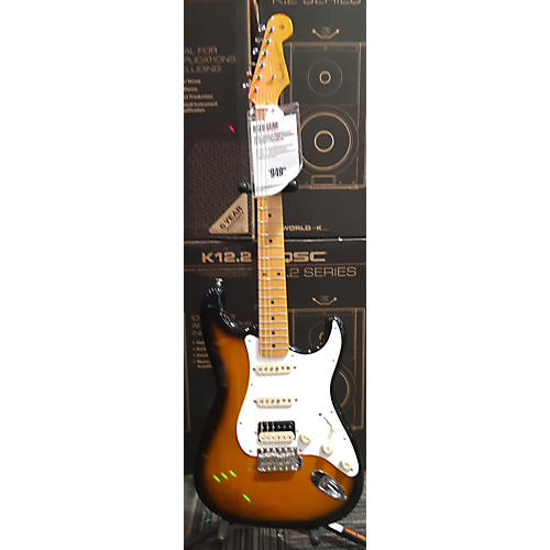 Fender JV Modified 50's Stratocaster Solid Body Electric Guitar 2 Tone Sunburst