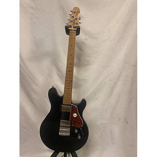 Sterling by Music Man JV60 Valentine Solid Body Electric Guitar Black