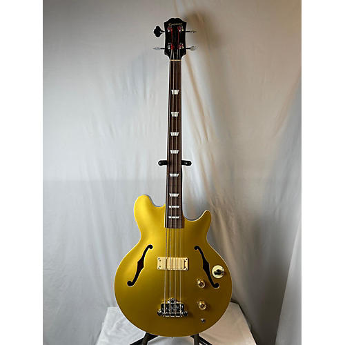 Epiphone Jack Casady Signature Electric Bass Guitar Gold Top