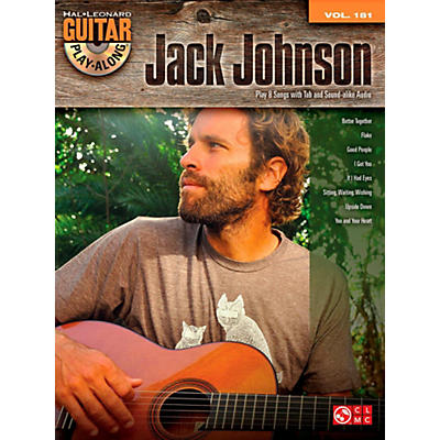 Cherry Lane Jack Johnson - Guitar Play-Along Volume 181 Book/CD