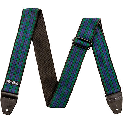 Dunlop Jacquard Black Watch Plaid Guitar Strap