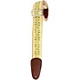 Henry Heller Jacquard Deluxe Series Guitar Strap Yellow