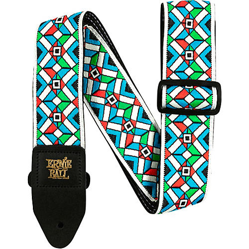 Ernie Ball Jacquard Guitar Strap Kaleidoscope Blue