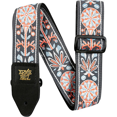 Ernie Ball Jacquard Guitar Strap Tangerine Nightmist