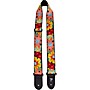 Perri's Jacquard Guitar Strap Tropical Flowers 2 in.