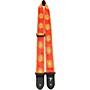 Perri's Jacquard Guitar Strap Yellow and Red Sun 39 to 58 in.