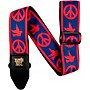 Ernie Ball Jacquard Polypro Guitar Strap - Peace Love Dove Red/Blue