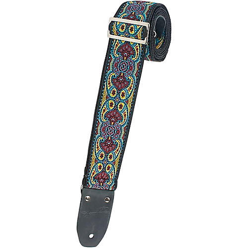 Henry Heller Jacquard Series Guitar Strap Blue