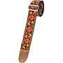 Henry Heller Jacquard Series Guitar Strap Gold