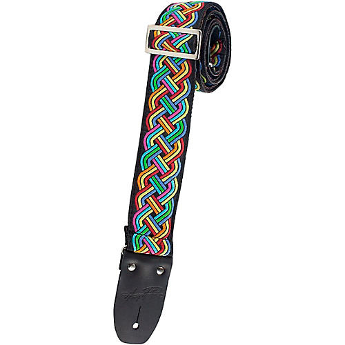 Henry Heller Jacquard Series Guitar Strap Rainbow