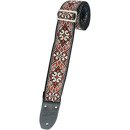 Henry Heller Jacquard Series Guitar Strap Tan