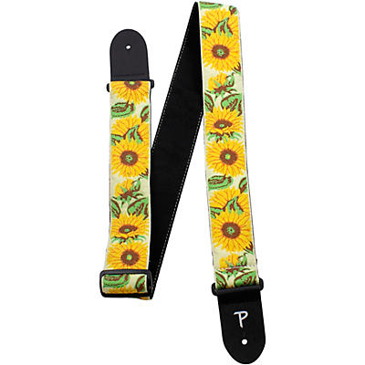 Perri's Jacquard Sunflower Garden Guitar Strap