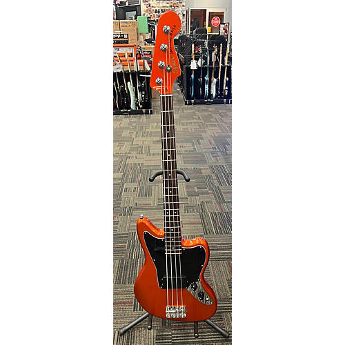 Squier Jaguar Affinity H Electric Bass Guitar Metallic Orange