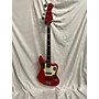 Used Fender Jaguar Bass Electric Bass Guitar Red