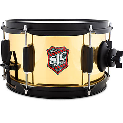 SJC Drums Jam Can Side Snare With Brushed Brass Wrap