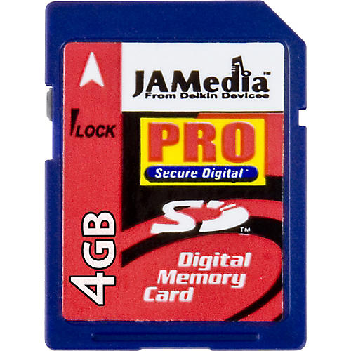 JamMedia PRO 4GB SD Memory Card
