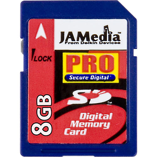 JamMedia PRO 8GB SD Memory Card