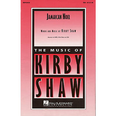 Hal Leonard Jamaican Noel (He's a Tiny Little Baby) 3-Part Mixed Composed by Kirby Shaw